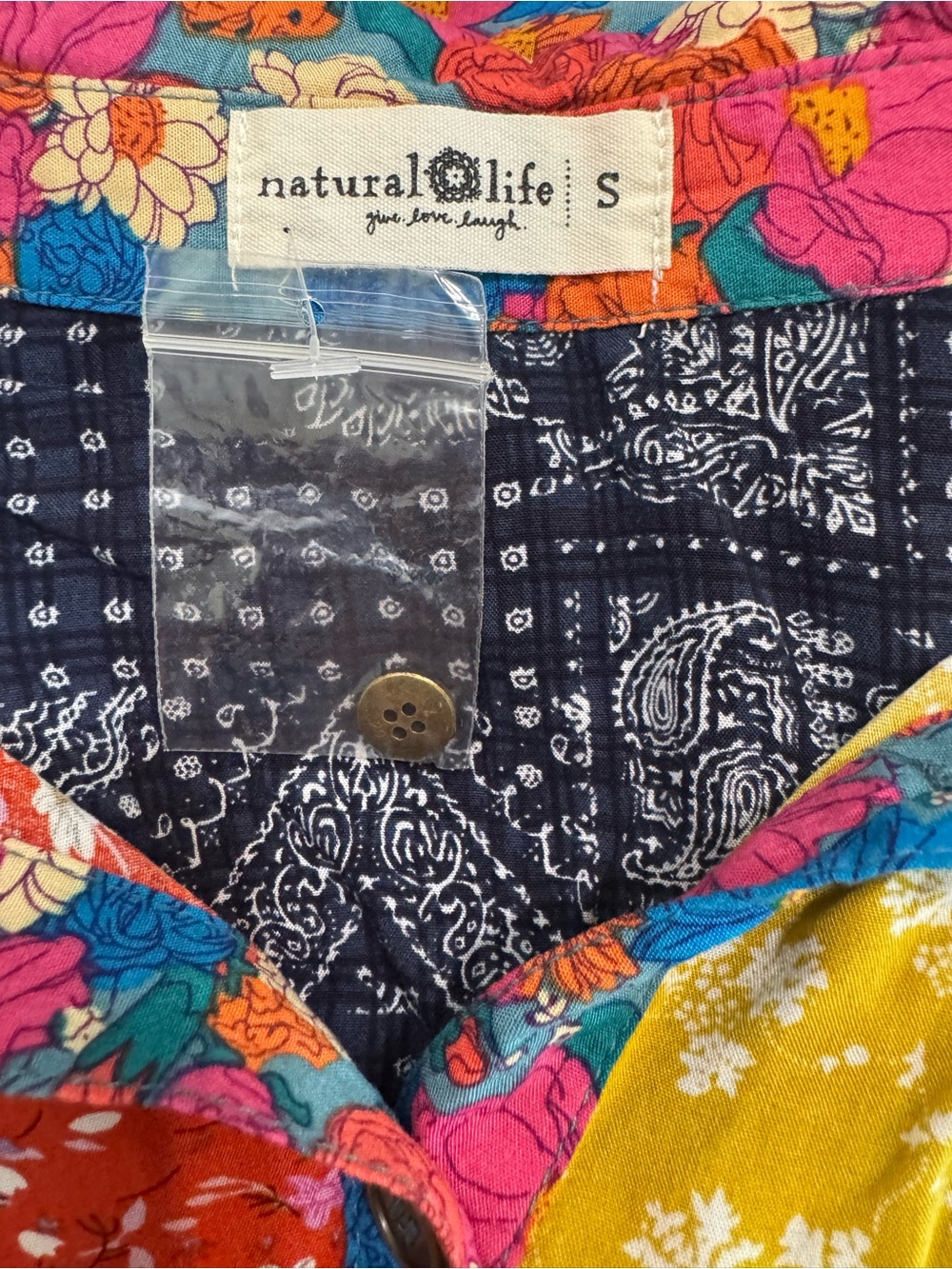 Natural Life Esme Floral Button Down Shirt Dress - Picture 8 of 9